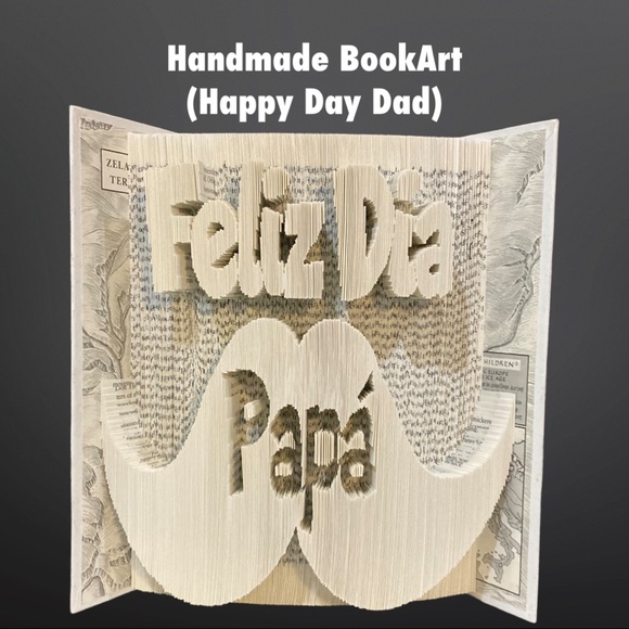 Handmade BookArt Home Decor - Picture 1 of 6